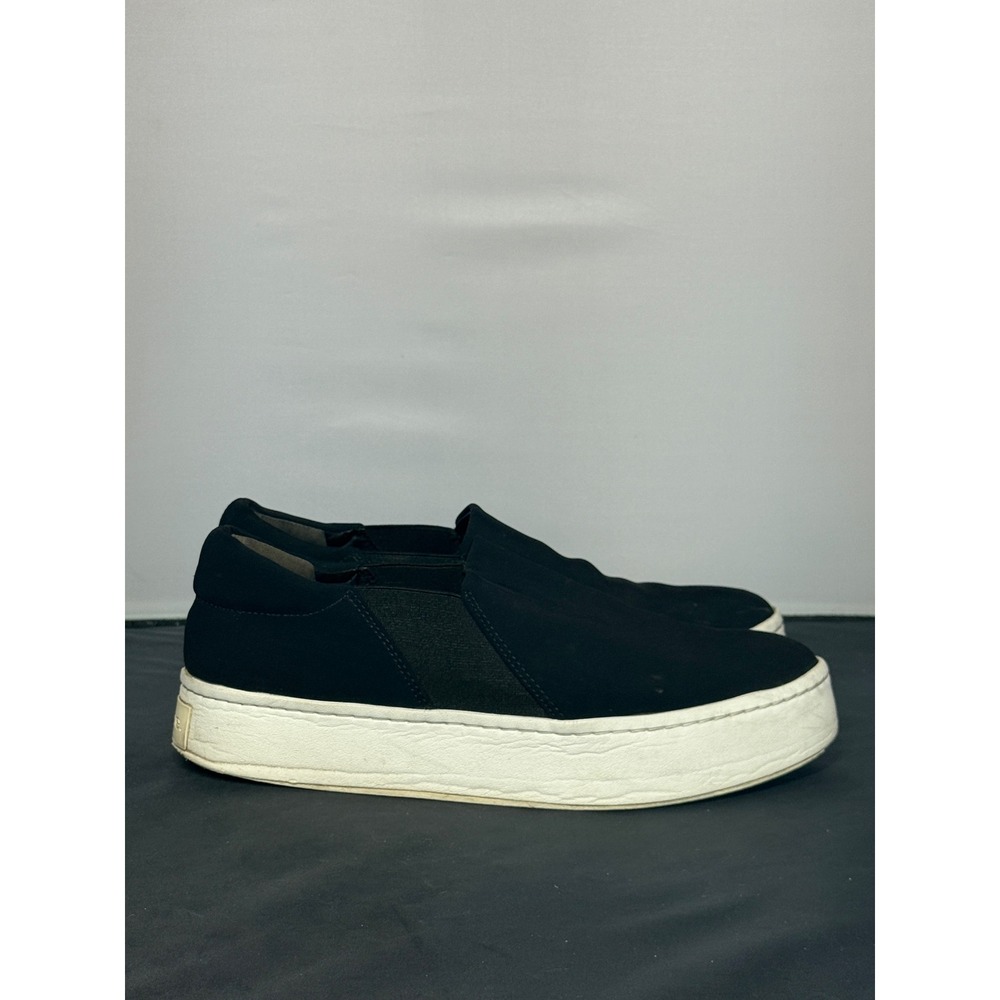 Vince Warren Black Suede Platform Slip On Sneakers Womens 8M EUR 38